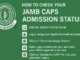 JAMB CAPS Admission Status: How to Check Yours Like a Pro