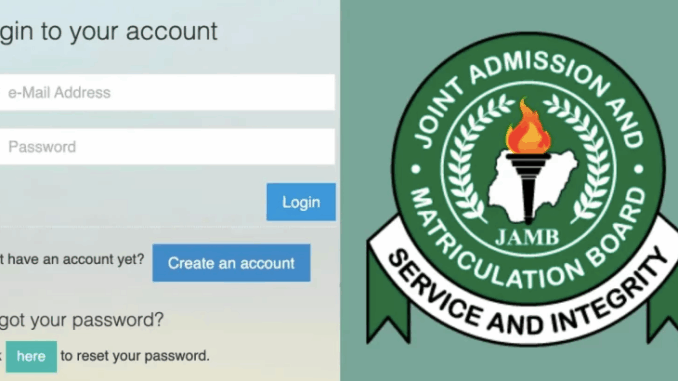 JAMB Portal Login