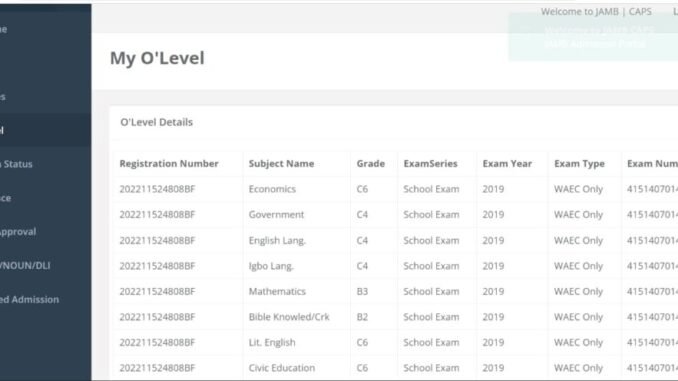 How to Upload Result on JAMB Portal